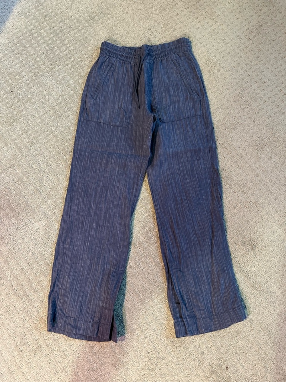 Athleta Cabo Linen Wide Leg Pant
